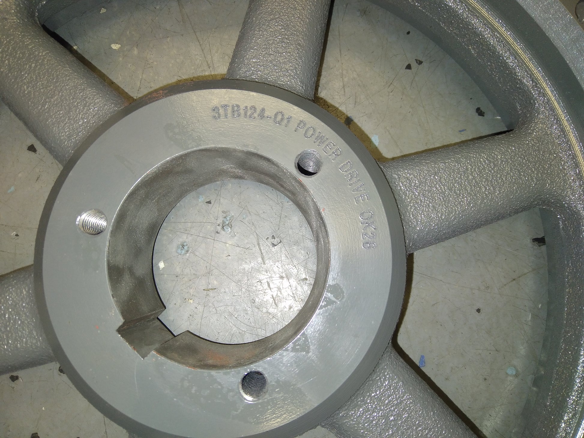 13" DIAMETER SHEAVE 3 GROOVE 2 5/8" BORE