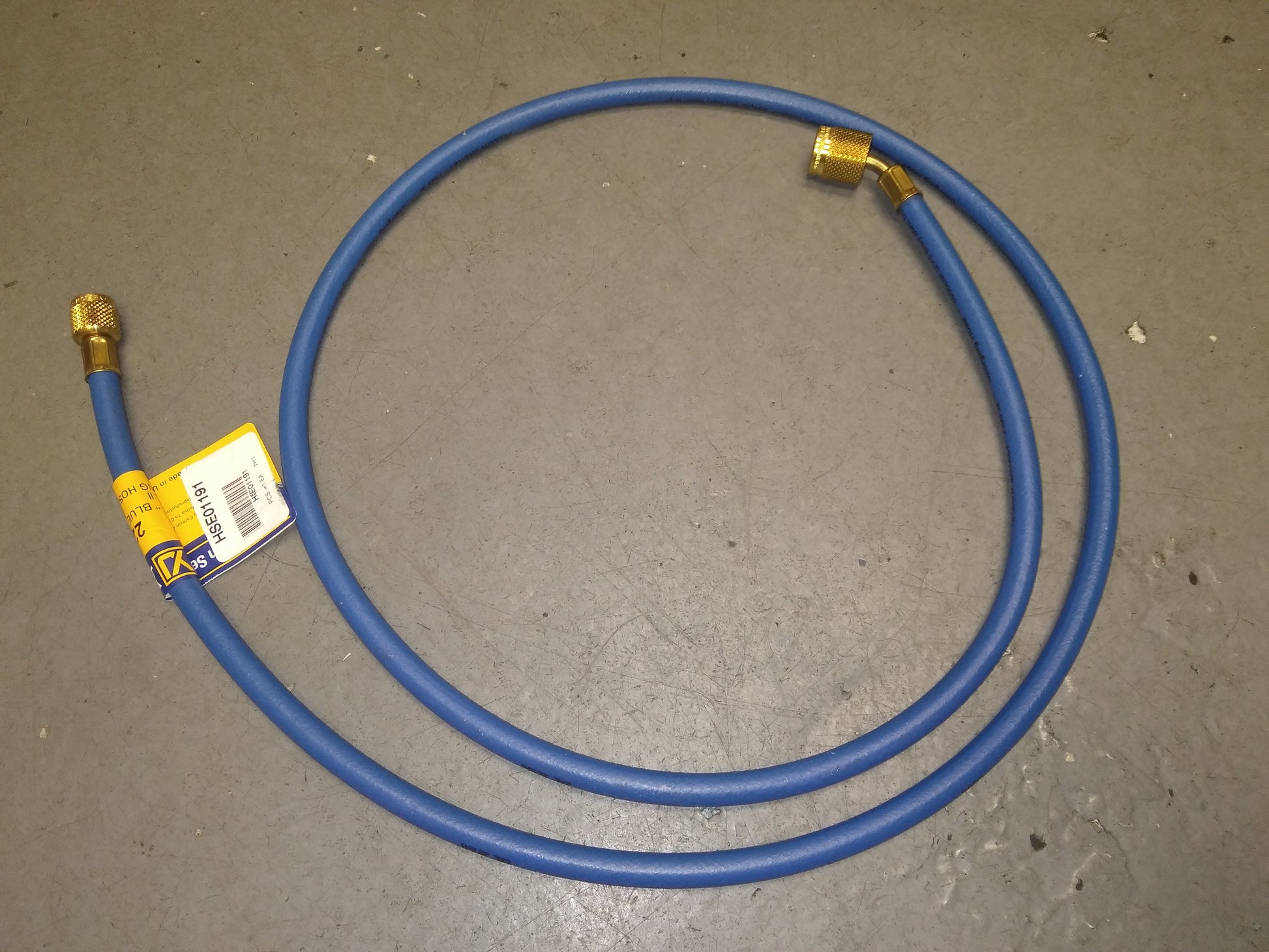 72" BLUE II 1/4" CHARGE HOSE