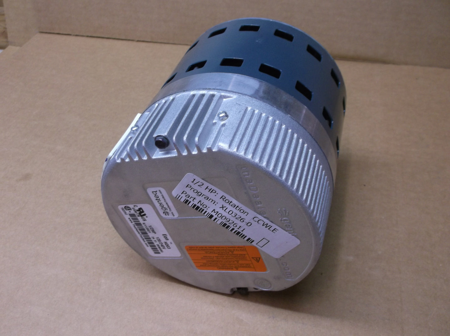 1/2HP ECM PROGRAMMED DIRECT DIRVE BLOWER MOTOR 120-240/60-50/1 RPM:VARIABLE SPEED