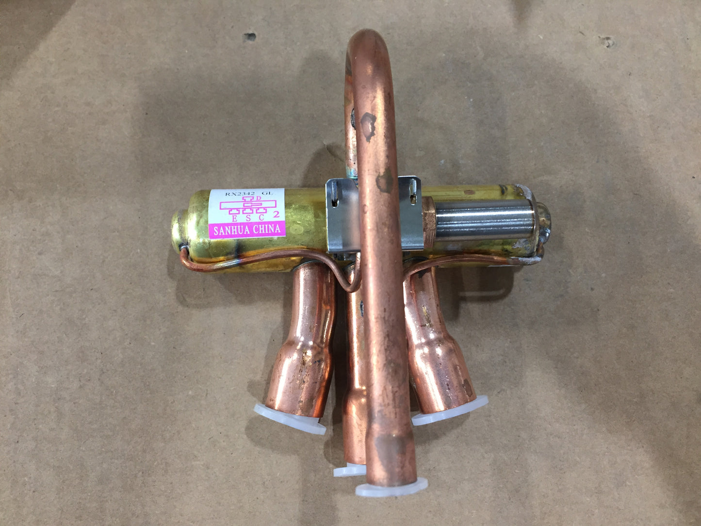 4 WAY VALVE, BRASS, COPPER FITTINGS