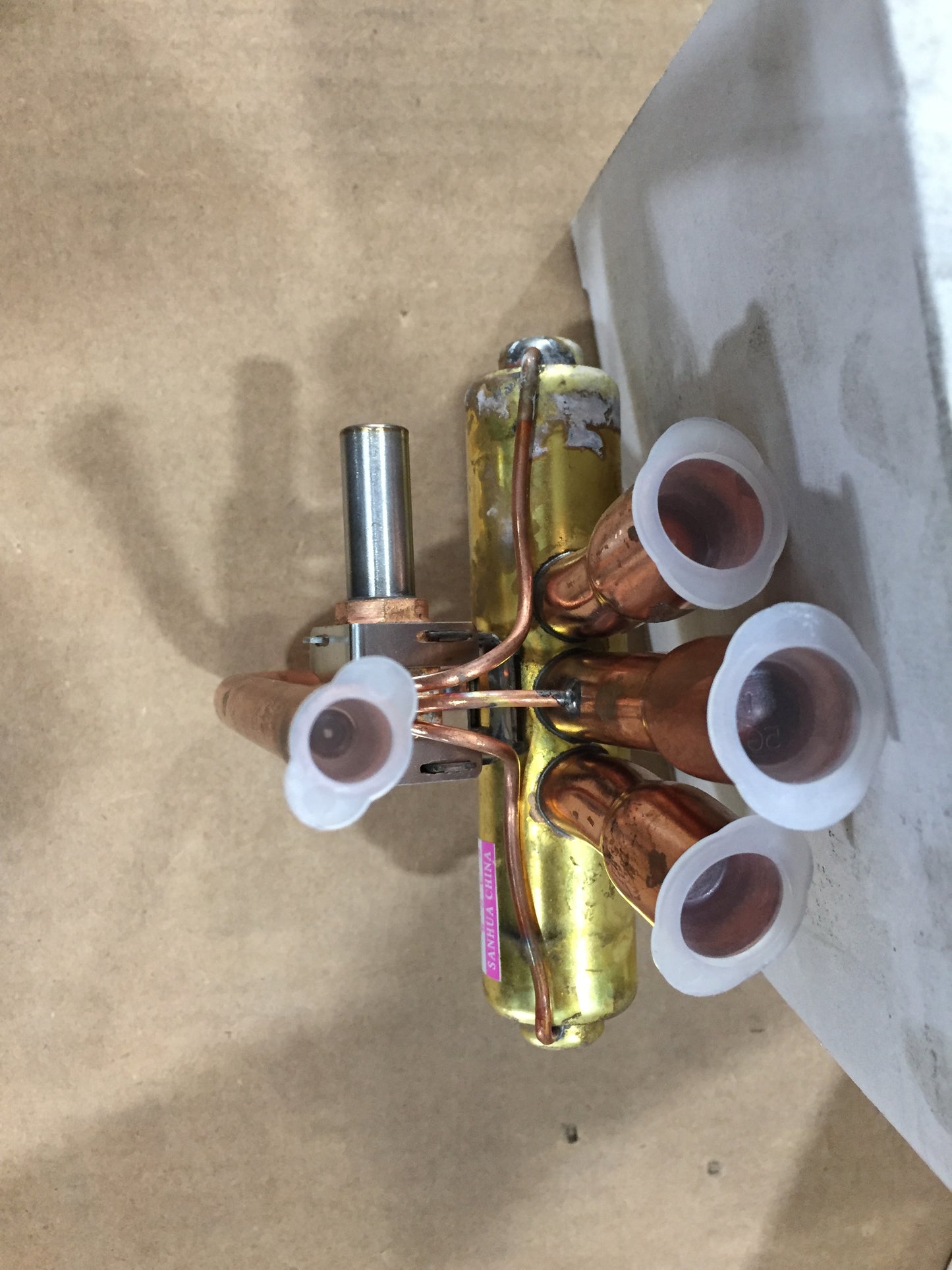 4 WAY VALVE, BRASS, COPPER FITTINGS