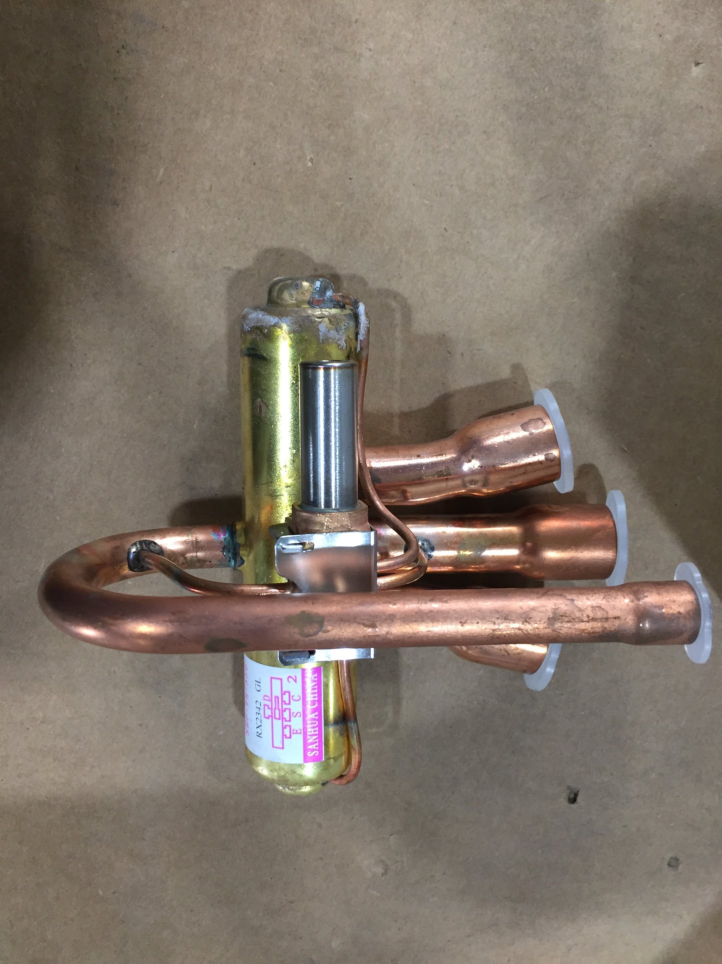 4 WAY VALVE, BRASS, COPPER FITTINGS