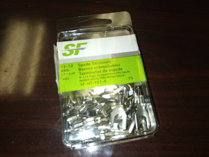 12-10 AWG SPADE TERMINALS (75 PER PACK)