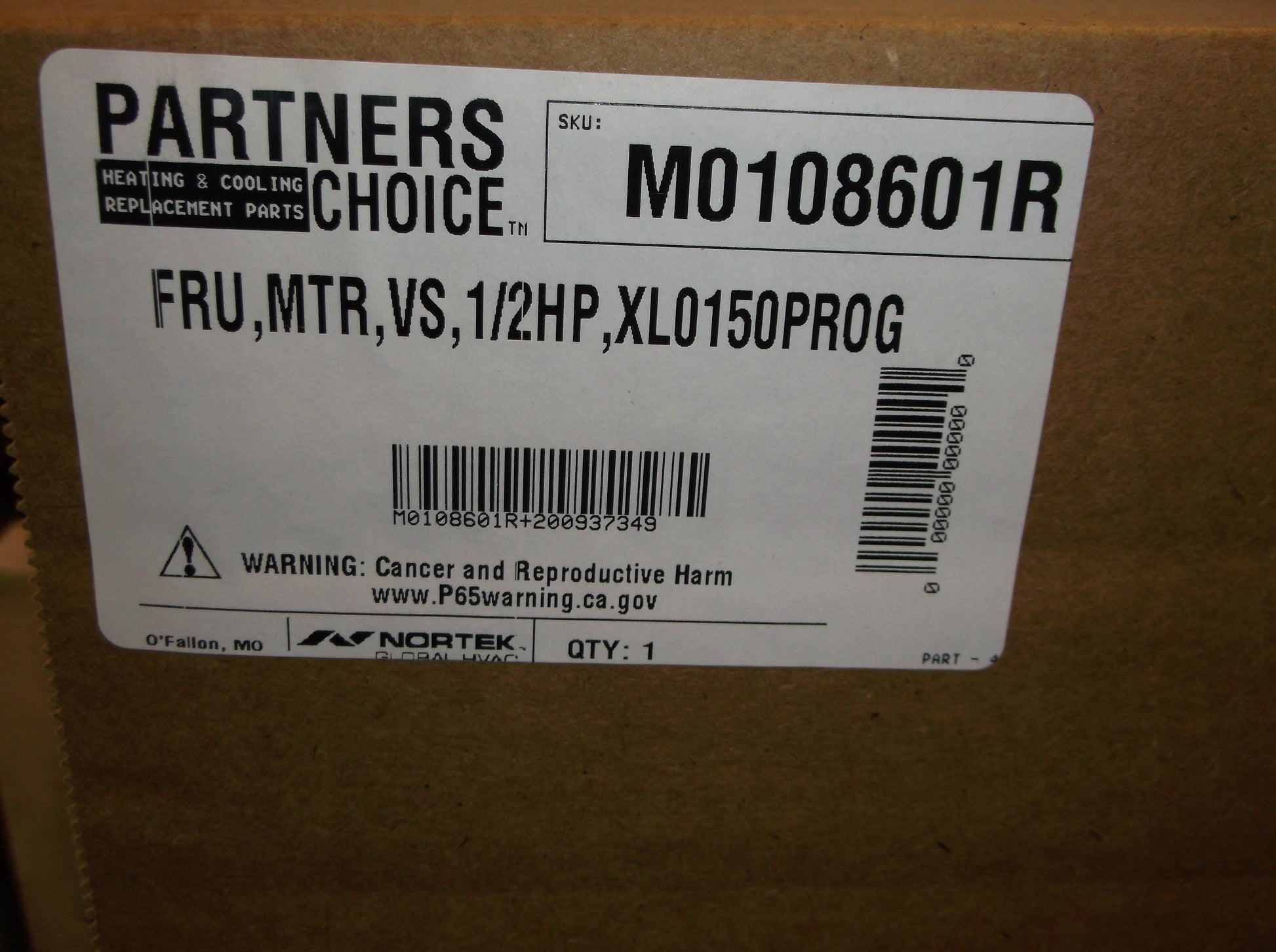 1/2HP ECM Direct Drive Blower Motor 120-240/60-50/1 RPM:Variable