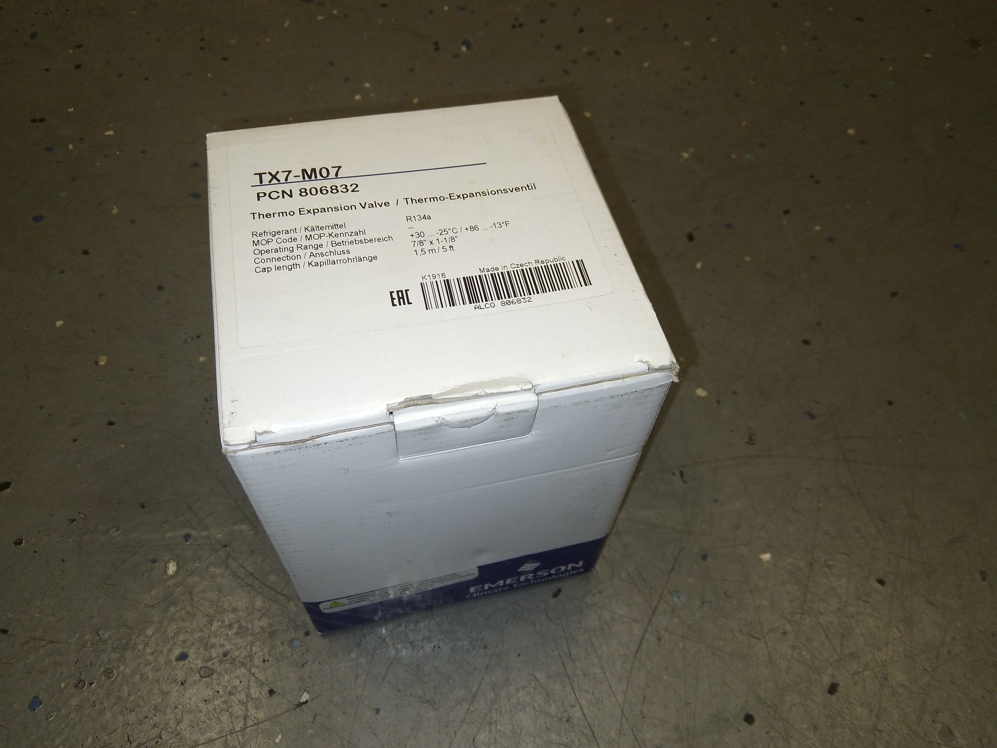 THERMOSTATIC EXPANSION VALVE 50 TON R134A