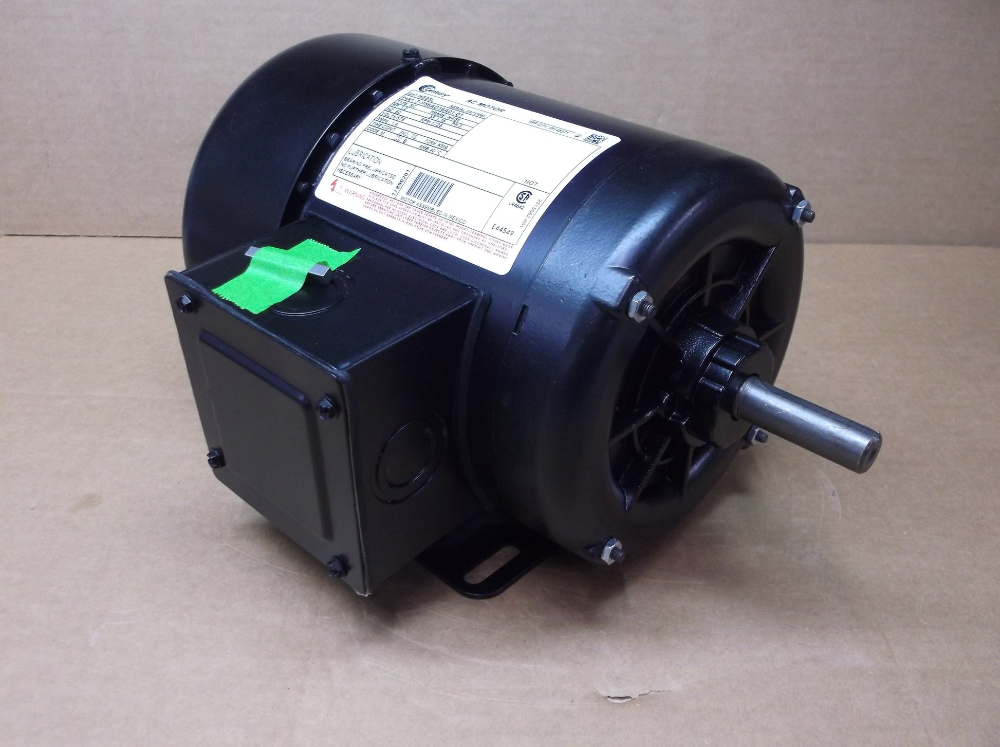 1HP GENERAL PURPOSE MOTOR 575/60/3 RPM:1725/1-SPEED