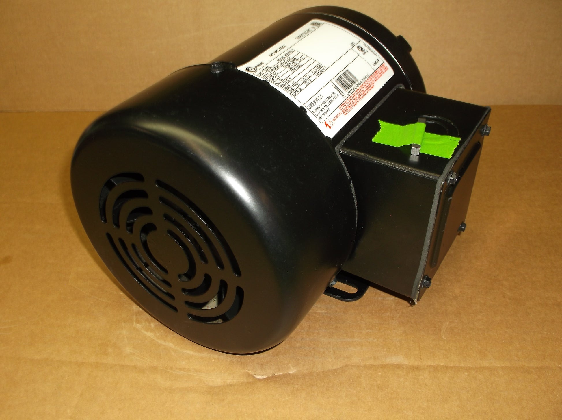 1HP GENERAL PURPOSE MOTOR 575/60/3 RPM:1725/1-SPEED