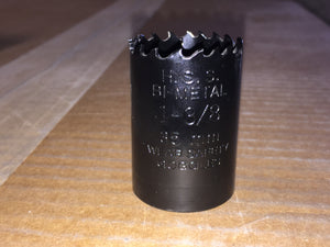 HOLE SAW-22L, 1-3/8" in.