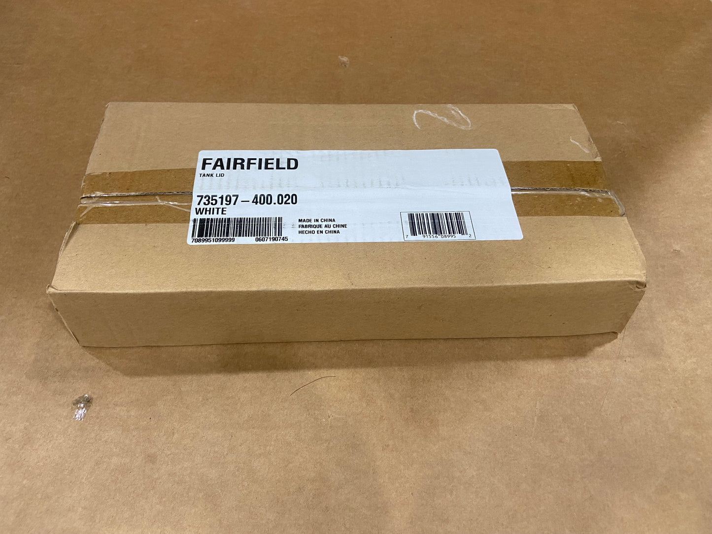 FAIRFIELD TANK LID