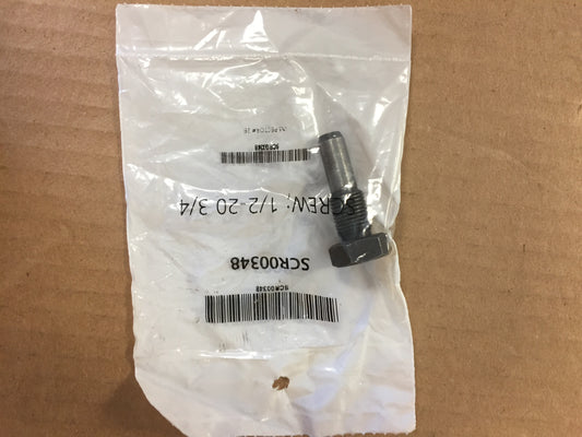 HEX BOLT, THREAD PTCH: 1/2-20, HEX HEAD SIZE: 3/4"  