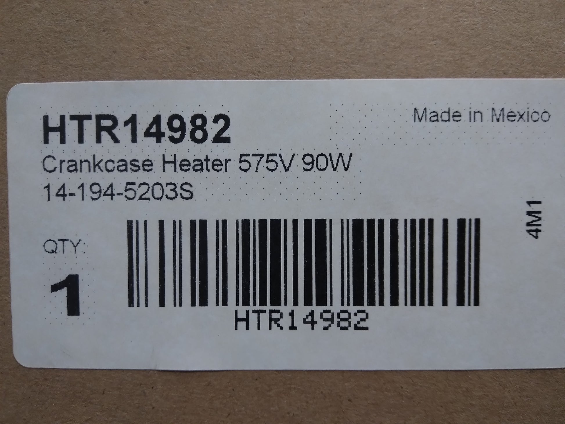 CRANKCASE HEATER 575V 90W 