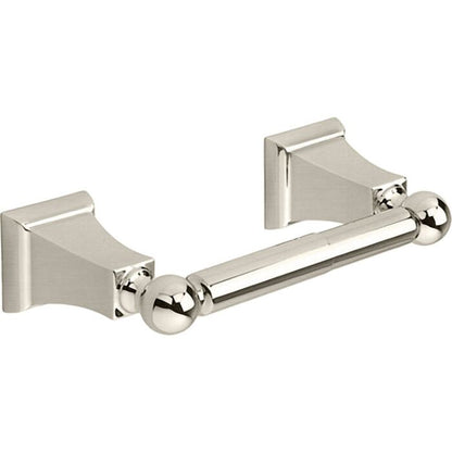 BRUSHED NICKEL TOILET PAPER HOLDER