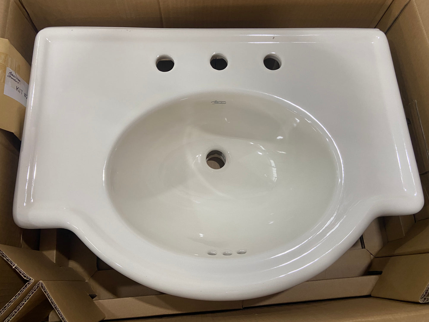 RETROSPECT PEDESTAL BATHROOM SLAB SINK