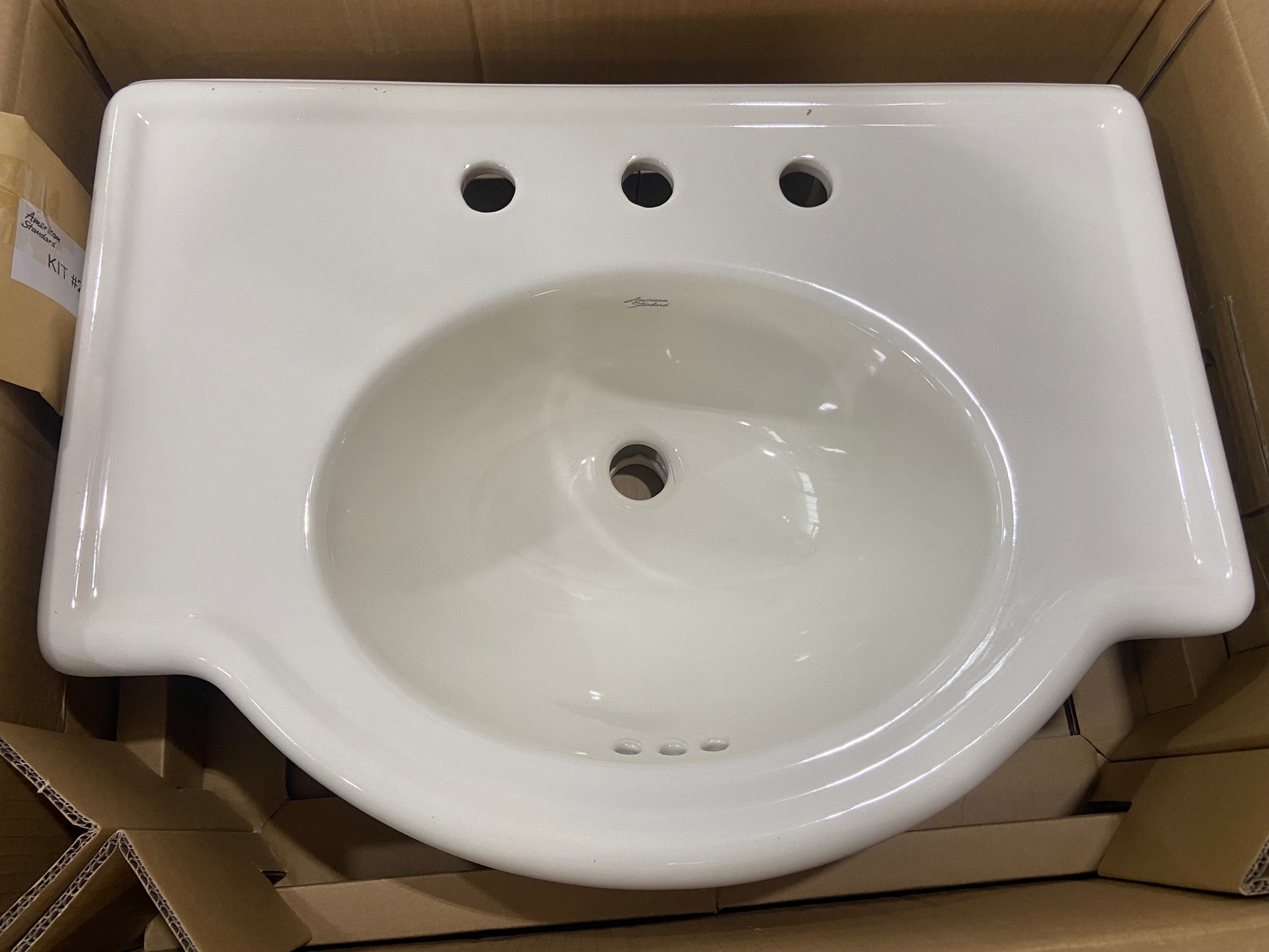 RETROSPECT PEDESTAL BATHROOM SLAB SINK