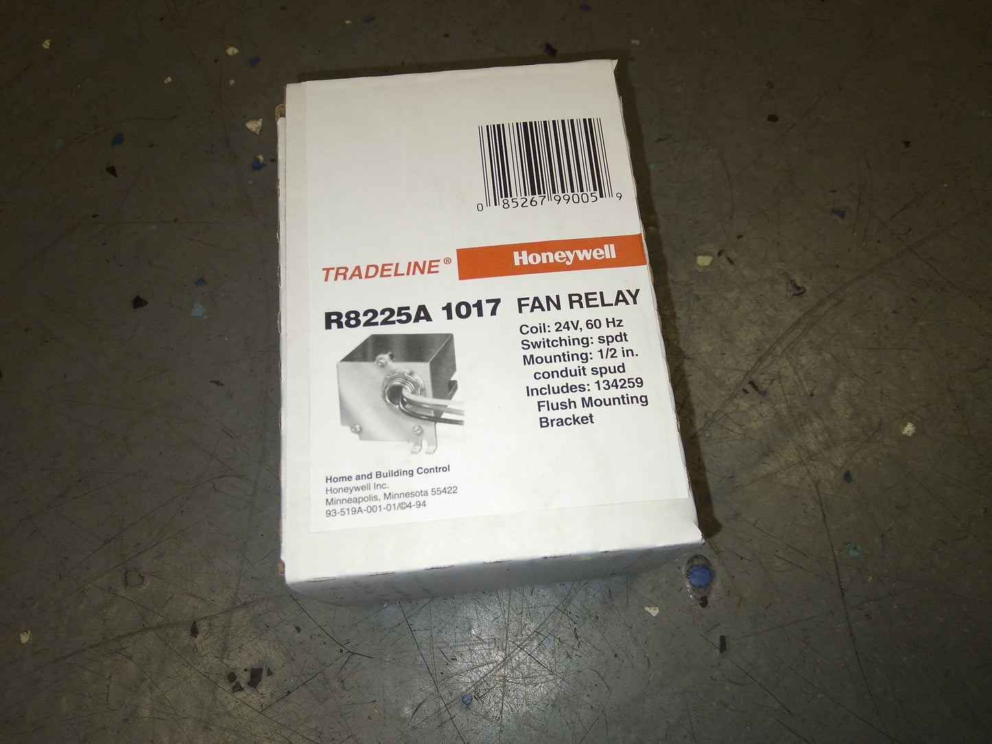 24 VOLT SPDT ENCLOSED FAN RELAY