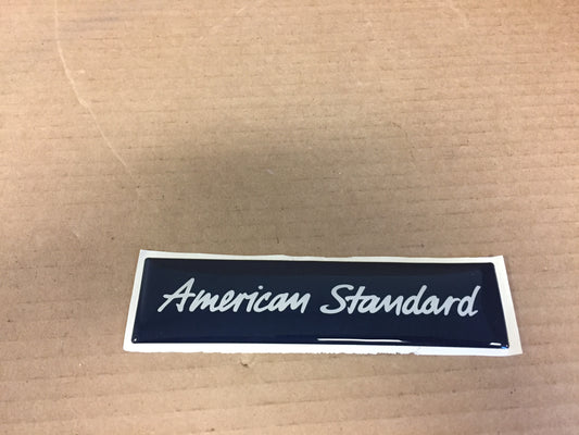 "AMERICAN STANDARD" ADHEIVE LABEL