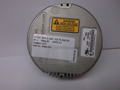 3/4HP ECM MOTOR MODULE VS PROGRAMMED 5.0, 208-230/60/1, RPM:0-1200/VARIABLE SPEED