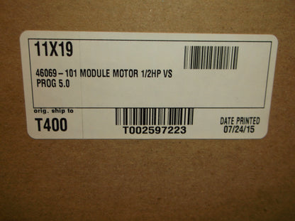 1/2HP ECM MOTOR MODULE VS PROGRAMMED 5.0   208-230/60/1   RPM:0-1200/VARIABLE SPEED