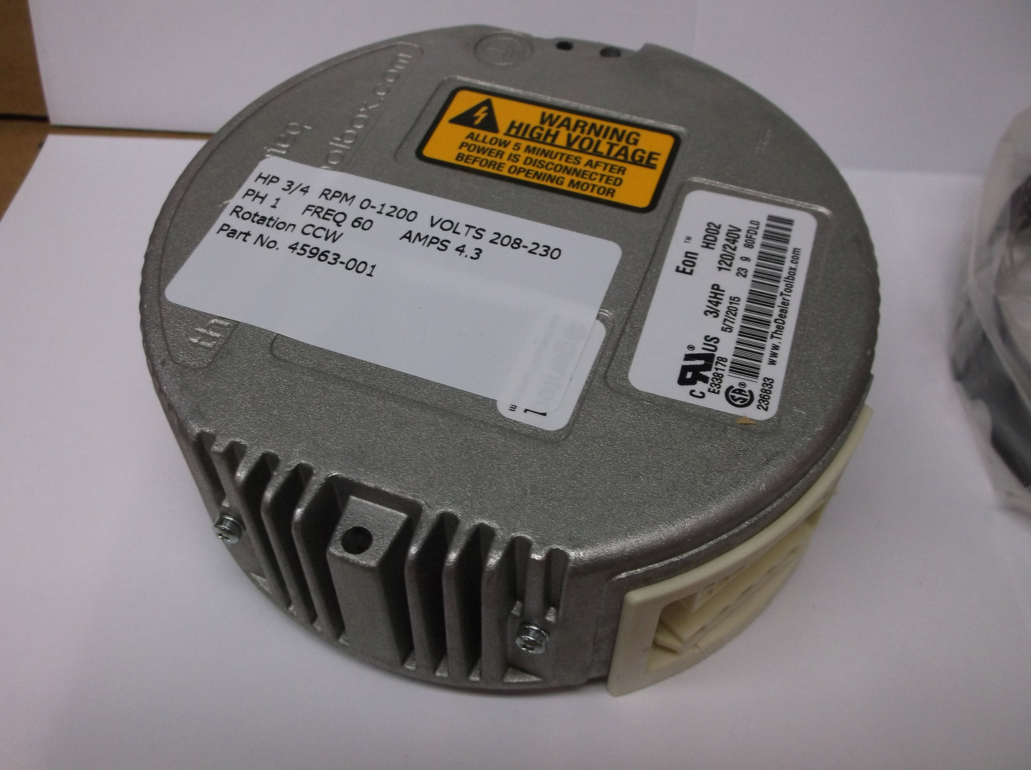 3/4HP ECM MOTOR MODULE  PROGRAMMED VS 5.0   208-230/60/1   RPM:0-1200/VARIABLE SPEED