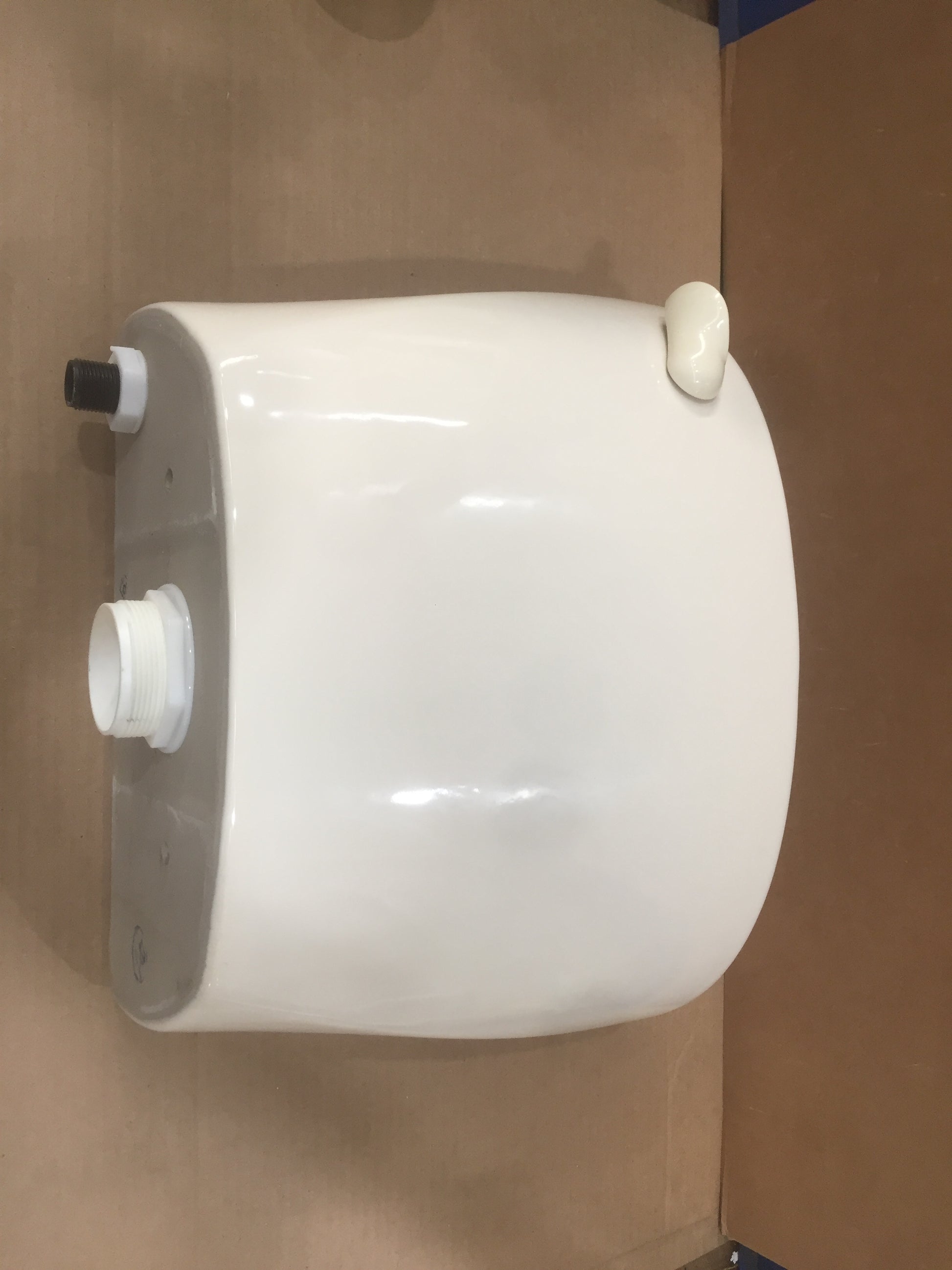 EVOLUTION BONE 1.28 GPF TOILET TANK W/ LEFT HAND TRIP LEVER