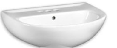 EVOLUTION PEDESTAL LAVATORY SINK TOP BONE