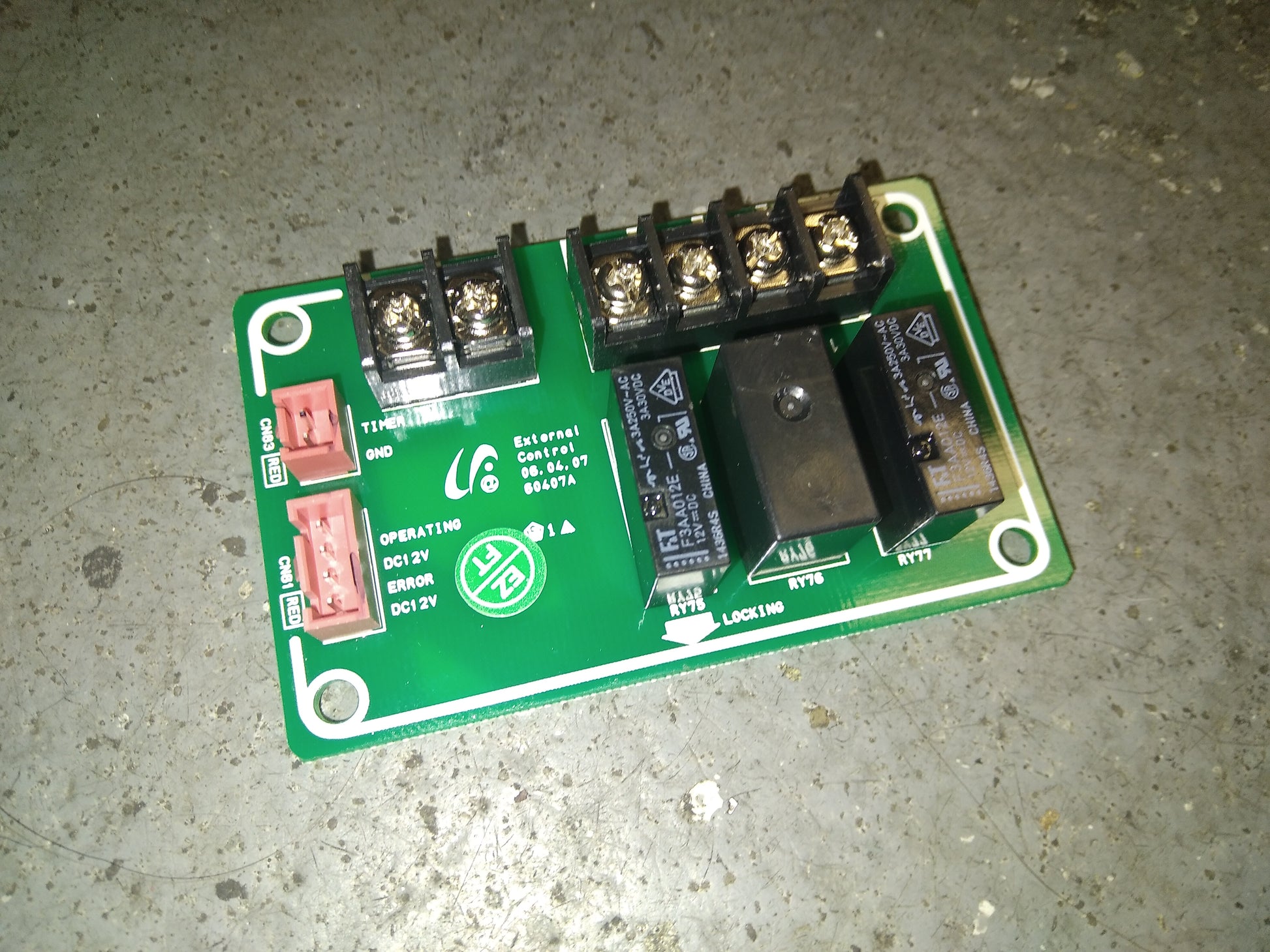 EXTERNAL CONTACT INTERFERENCE BOARD 12V DC