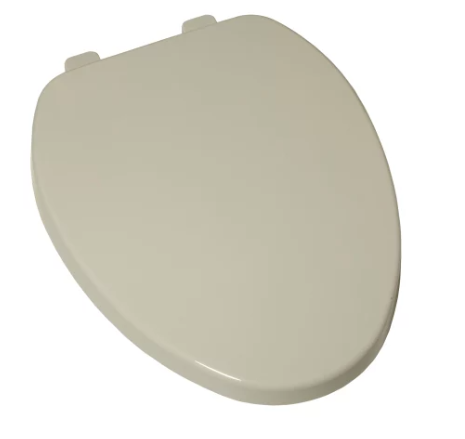 PLASTIC ELONGATED TOILET SEAT LINEN