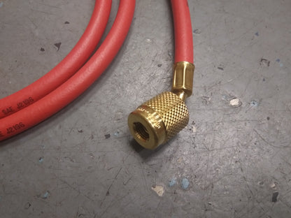 72" RED "PLUS II" 1/4" CHARGE HOSE