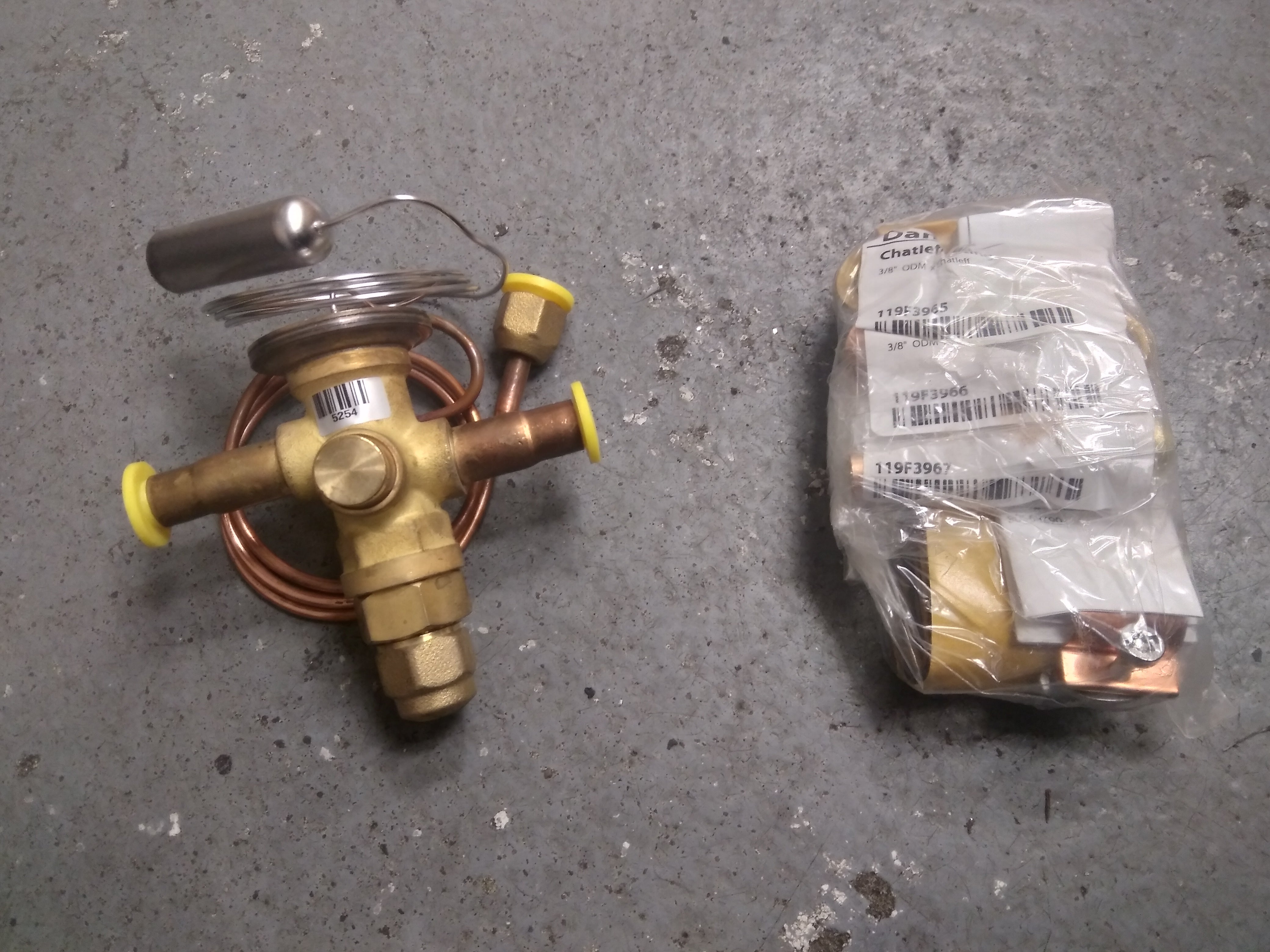 5 To 6 Ton Thermostatic Expansion Valve TR6 Kit R-22/R407C