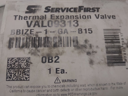 1 TON THERMAL EXPANSION VALVE R-410A 15% BLEED