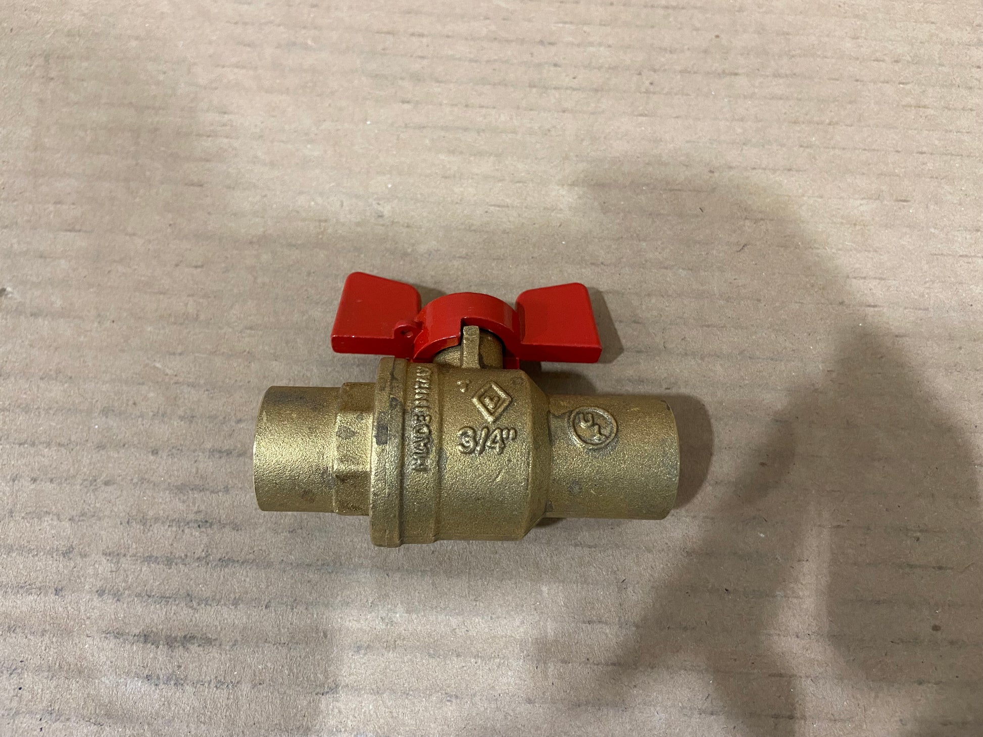 3/4" BALL VALVE WITH T-HANDLE