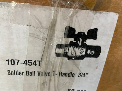 3/4" BALL VALVE WITH T-HANDLE