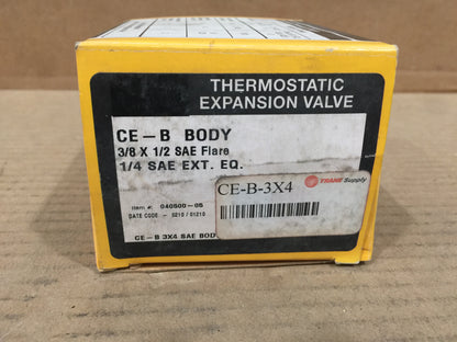 THERMOSTATIC EXPANSION VALVE, CE-VALVE BODY