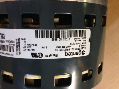 1/2 HP ECM PROGRAMMABLE ELECTRIC MOTOR, 120-240/50-60/1