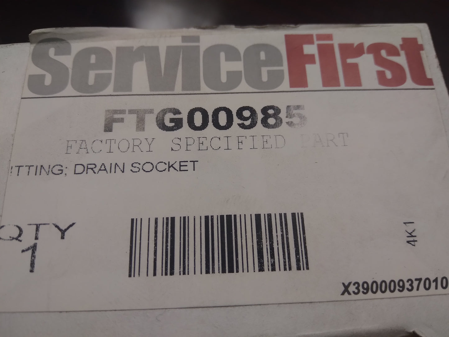 DRAIN SOCKET FITTING