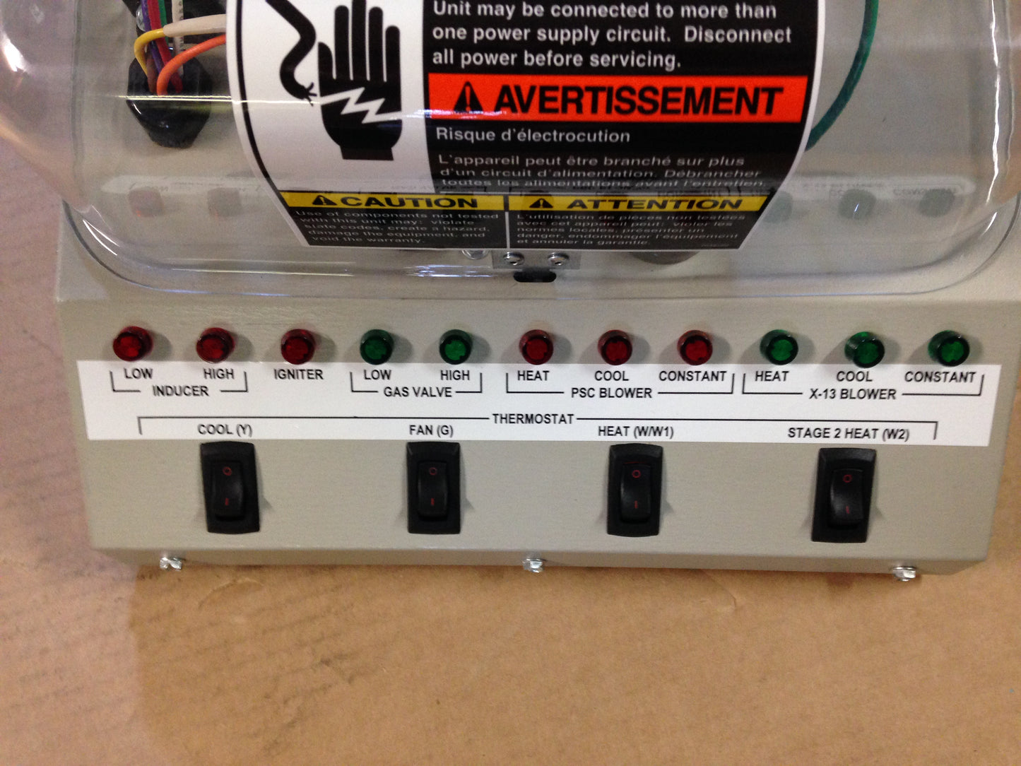 HOT SURFACE IGNITION (HSI) CONTROL BOARD TESTER, 115AC/60/1