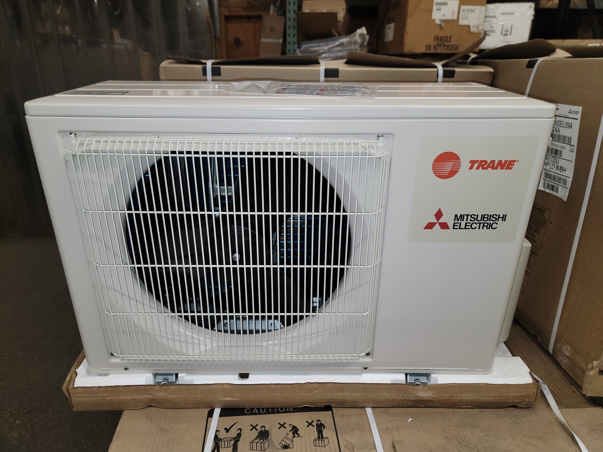 9,000 BTU SINGLE-ZONE INVERTER-DRIVEN OUTDOOR HEAT PUMP MINI SPLIT UNIT, 16 SEER 208-230/60/1 R-410A