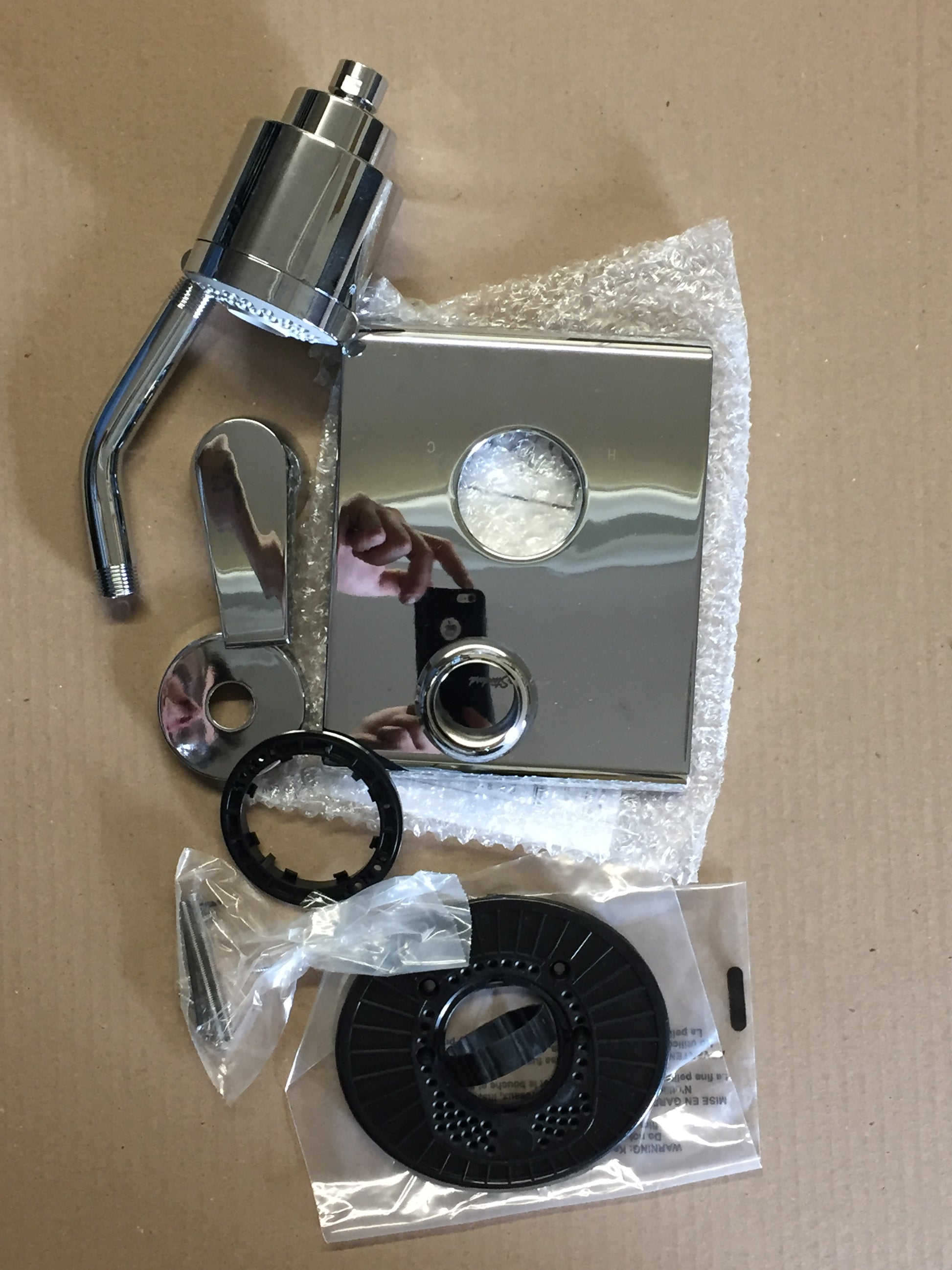 STUDIO PRESSURE BALANCE SHOWER TRIM KIT, LESS VALVE