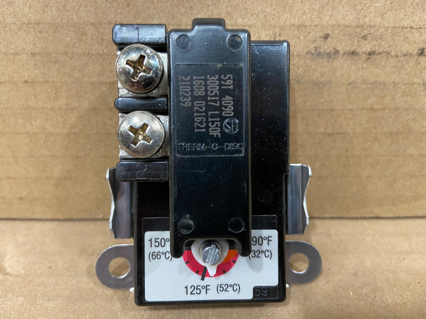 ELECTRIC THERMOSTAT MODEL 59T 90-150F