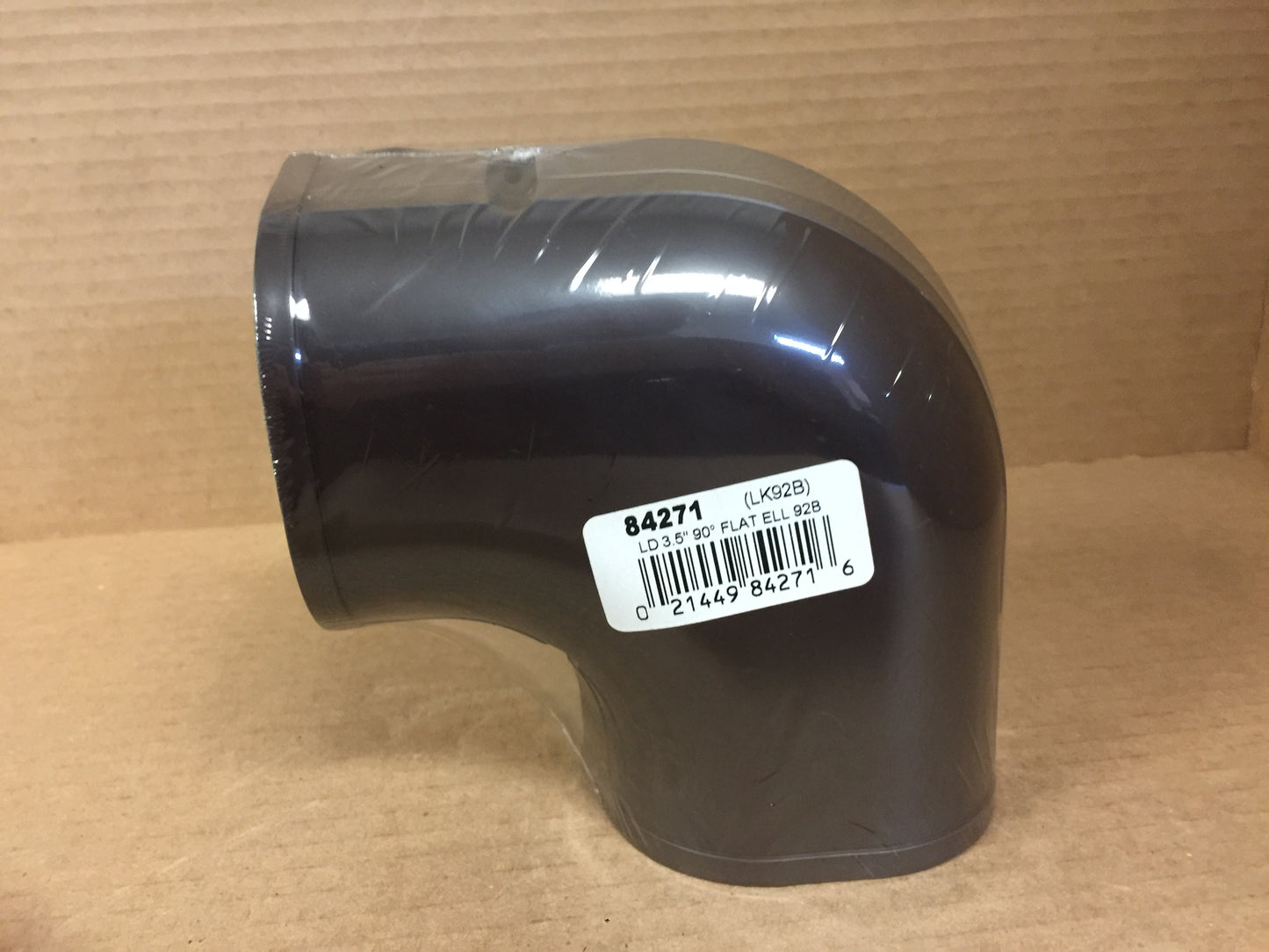 3.5" 90Â° FLAT ELBOW(BROWN)