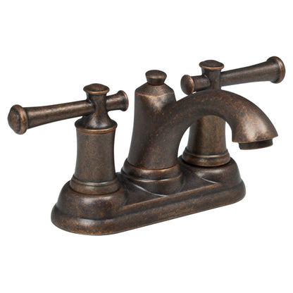 PORTSMOUTH OIL RUBBED BRONZE CENTERSET BATHROOM FAUCET