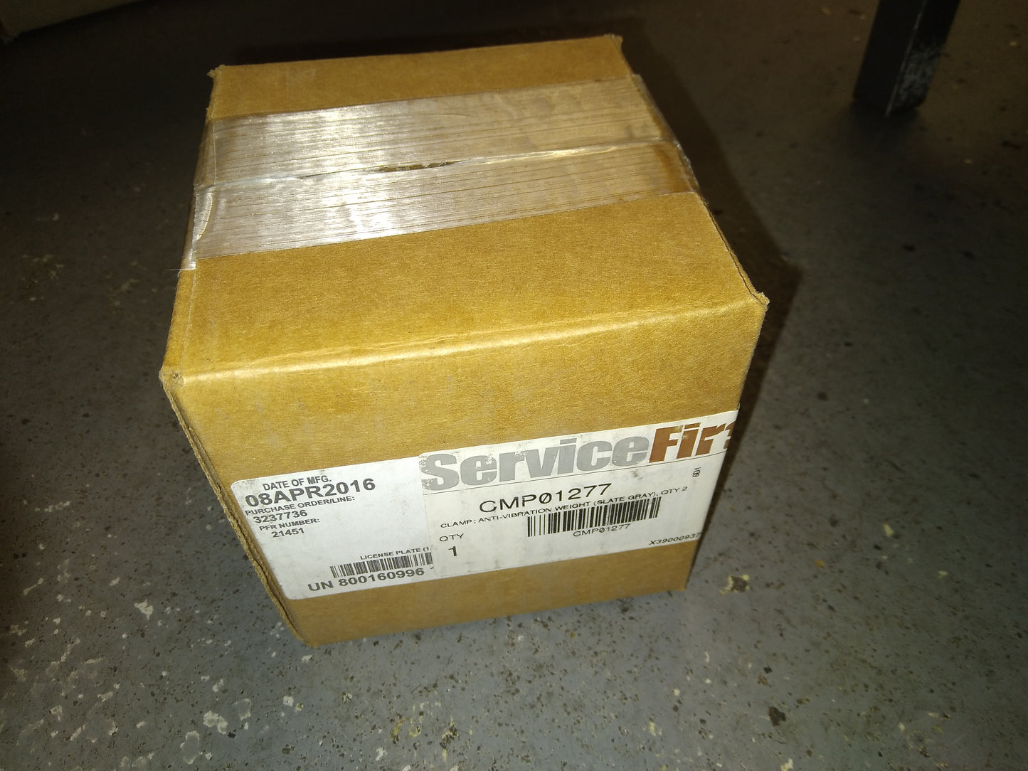 ANTI-VIBRATION CLAMP, 2 PER BOX