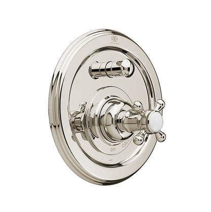 ASHBEE PLATINUM NICKEL PB TUB/SHOWER VALVE TRIM CROSS HANDLE