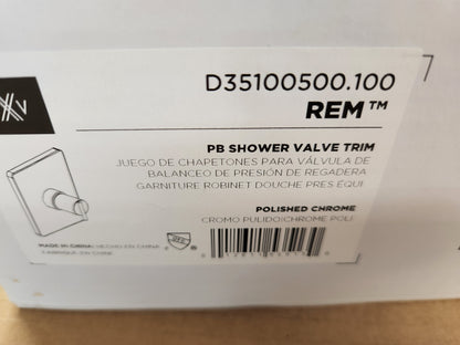 REM POLISHED CHROME PB SHOWER VALVE TRIM