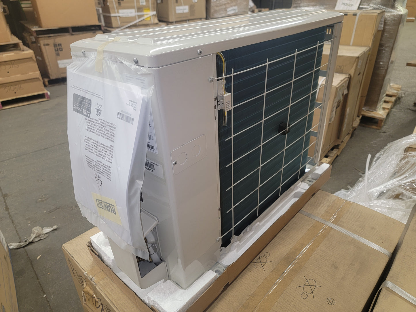 9,000 BTU SINGLE ZONE INVERTER OUTDOOR MINI-SPLIT HEAT PUMP UNIT, 15 SEER 208-230/60/1 R-410A