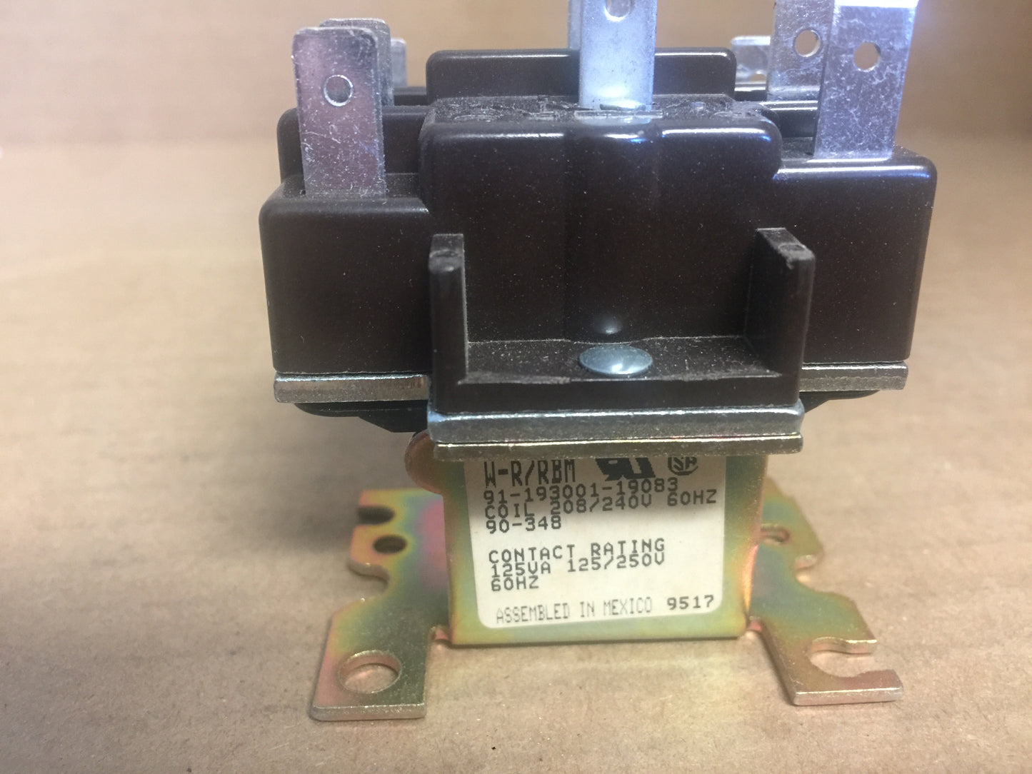 DPDT PILOT DUTY RELAY 208/240 VOLT