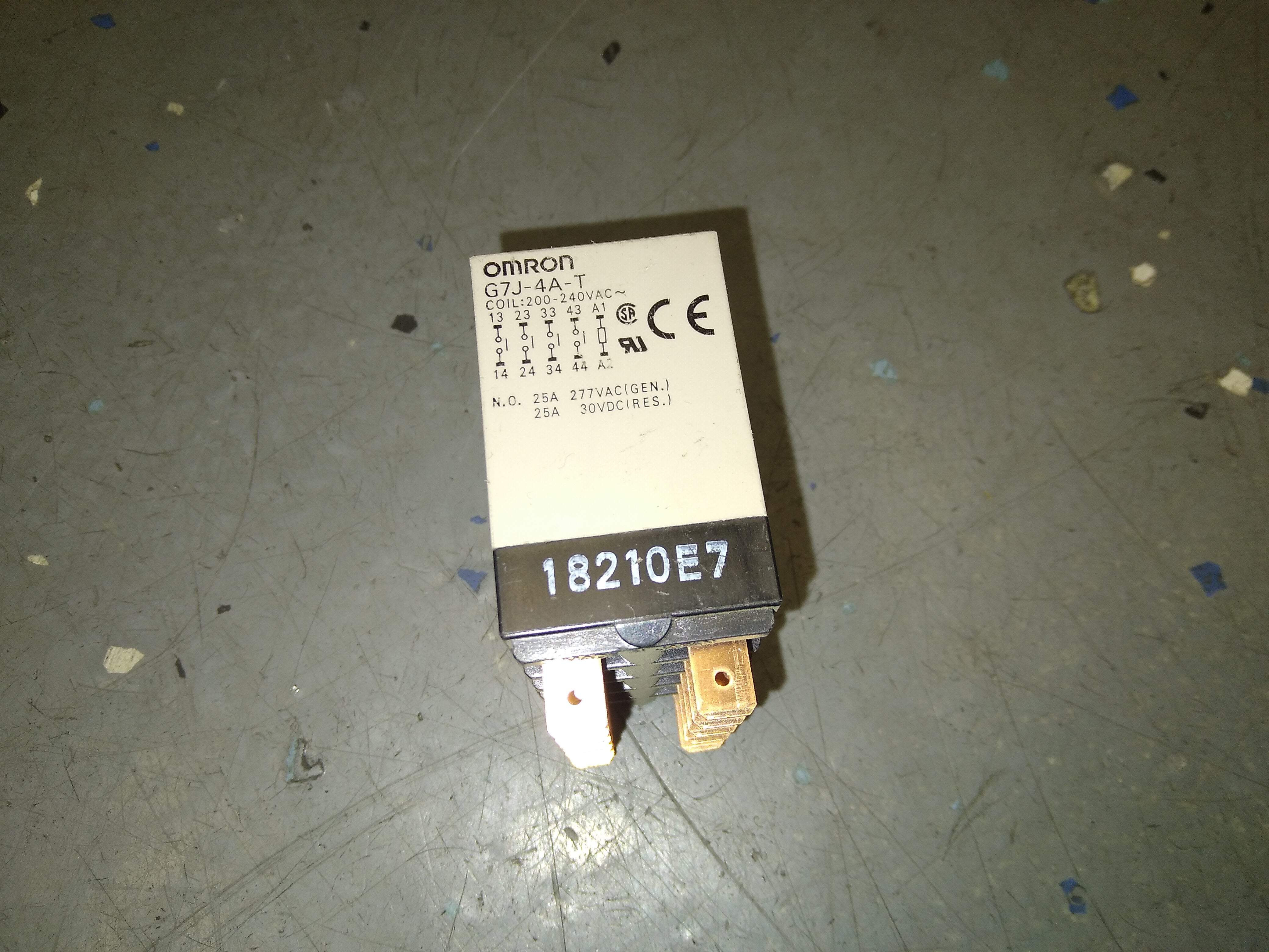 Relay 4PST No Quick Connect 25A 277VAC – Surplus City