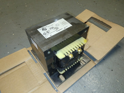 750 VA TRANSFORMER PRIMARY VOLTAGE:600/575 SECONDARY:120/115 50/60 HERTZ PHASE:1