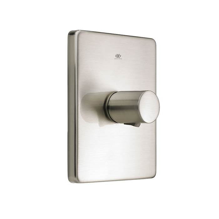 REM BRUSHED NICKEL 3/4" THERMO VALVE TRIM, LESS KNOB MOUNT