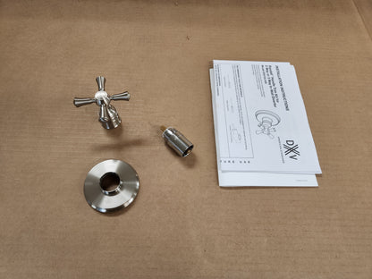 RANDALL BRUSHED NICKEL 4/3 & 3/2 DIV VALVE TRIM